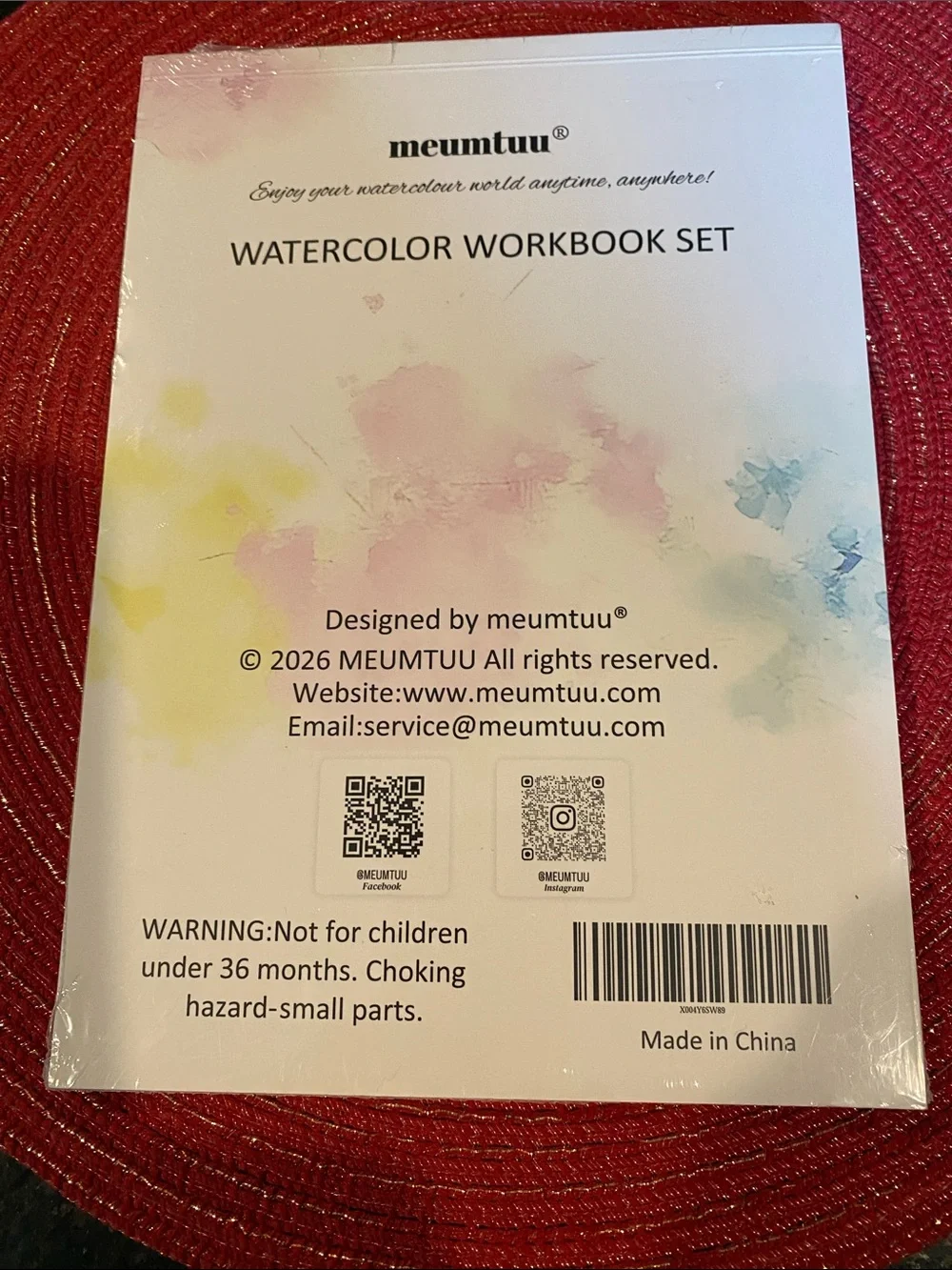 NIP Watercolor Workbook - Flowers